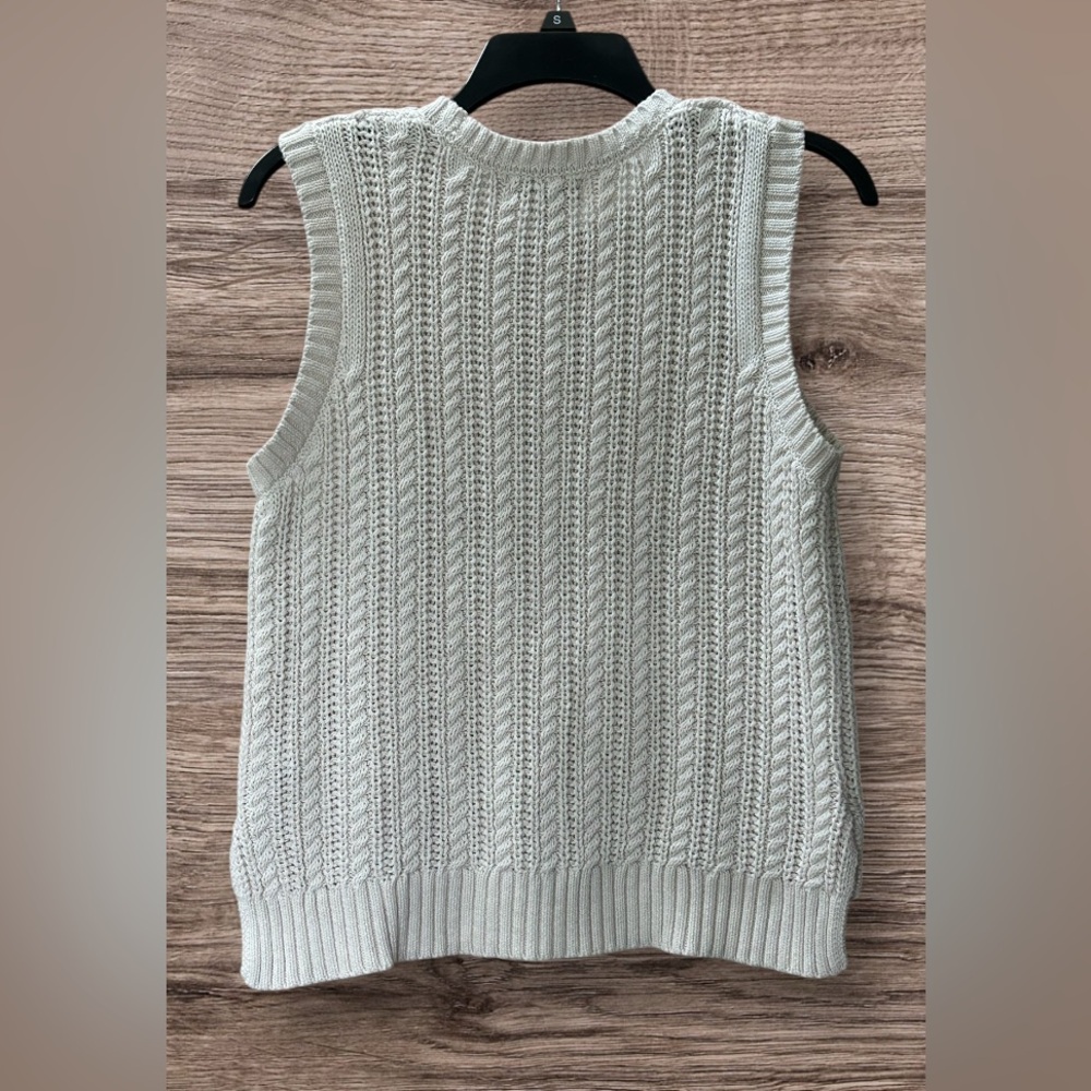 Rachel Zoe Cable Knit Sweater Vest Size S - Picture 5 of 10